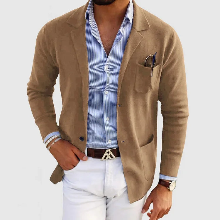 Blazer met reverskraag en knoopsluitingve