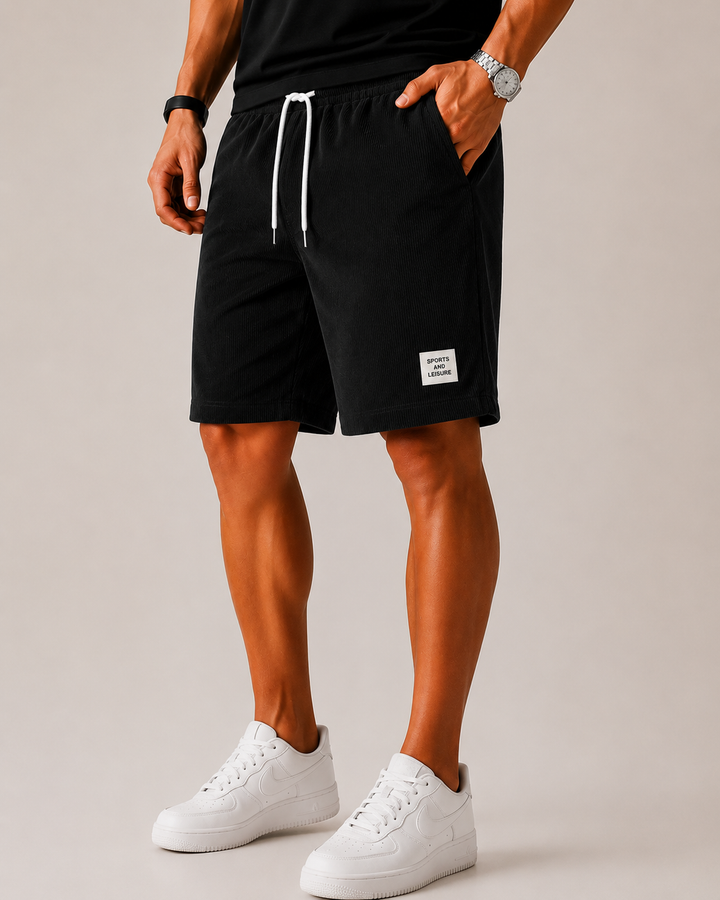 Pantaloncini Heren Geribde - Vita elastica