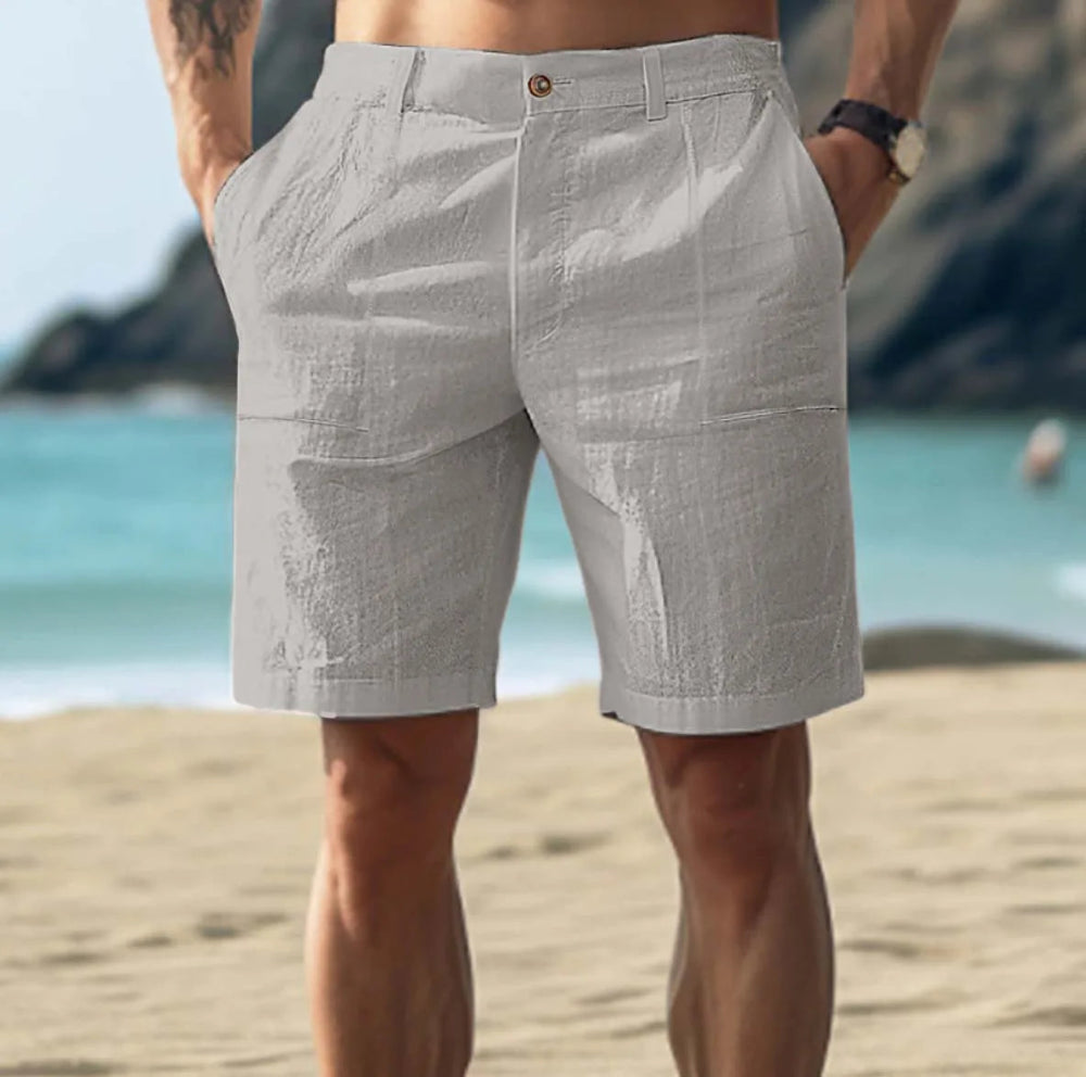 Heren Zomer Shorts met Rechte Lijn