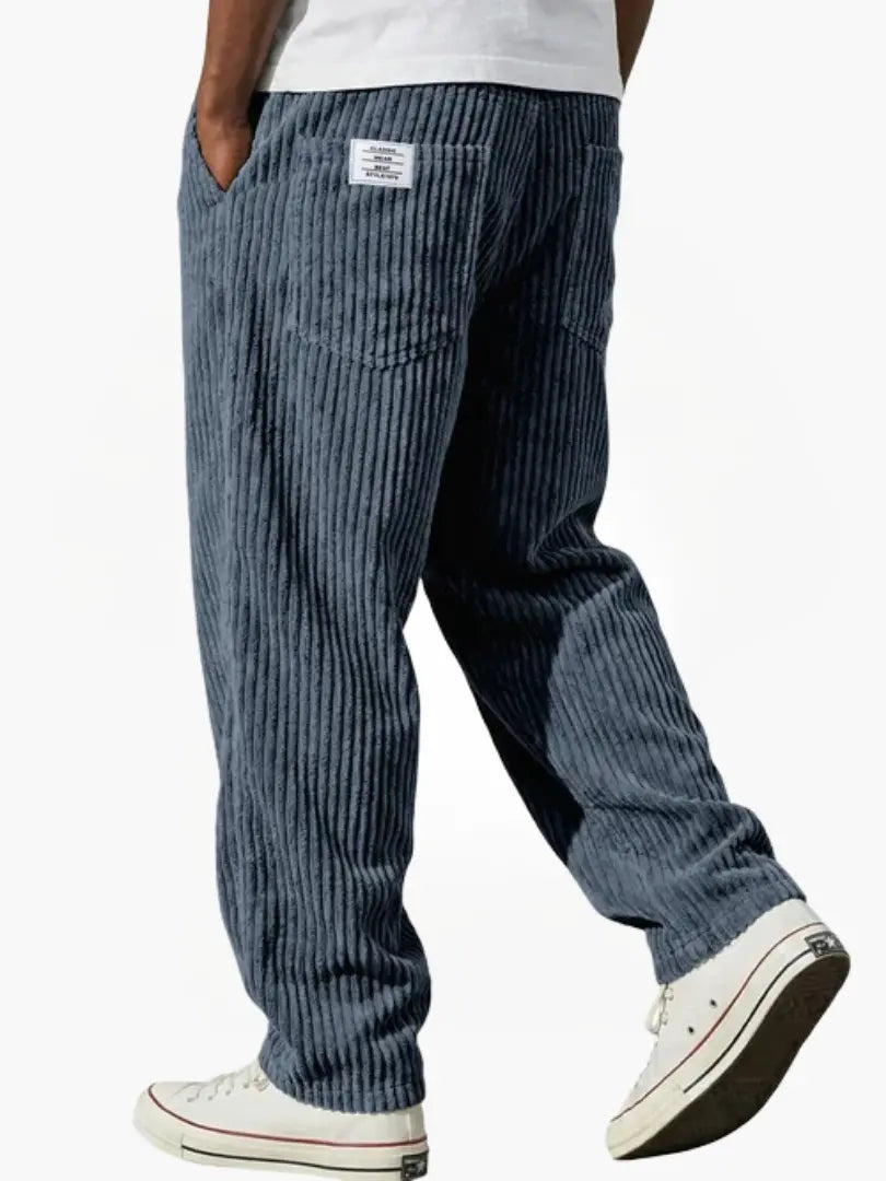 Heren Broek met Wijde Pijpen - Baggy Pasvorm Volledige Lengte