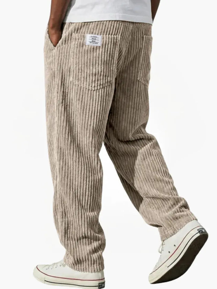 Heren Broek met Wijde Pijpen - Baggy Pasvorm Volledige Lengte