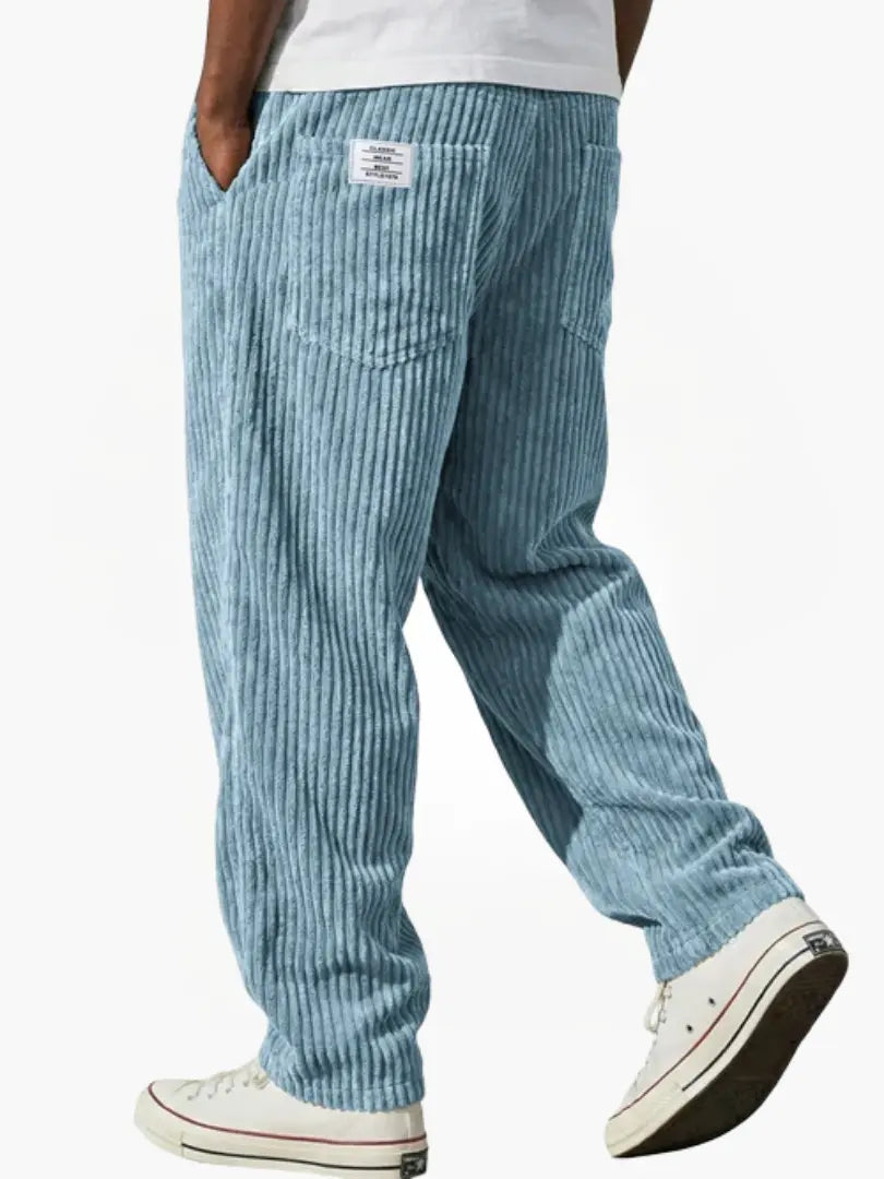 Heren Broek met Wijde Pijpen - Baggy Pasvorm Volledige Lengte