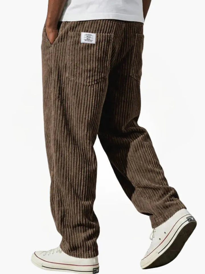 Heren Broek met Wijde Pijpen - Baggy Pasvorm Volledige Lengte