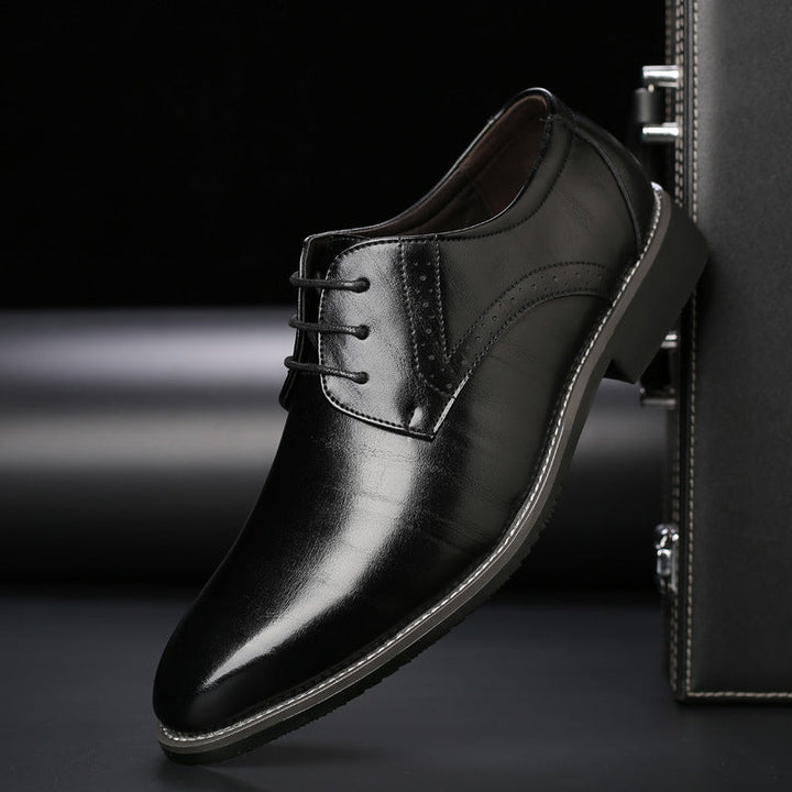 Heren Derby Nette Schoenen - Vetersluiting met Spitse Neus