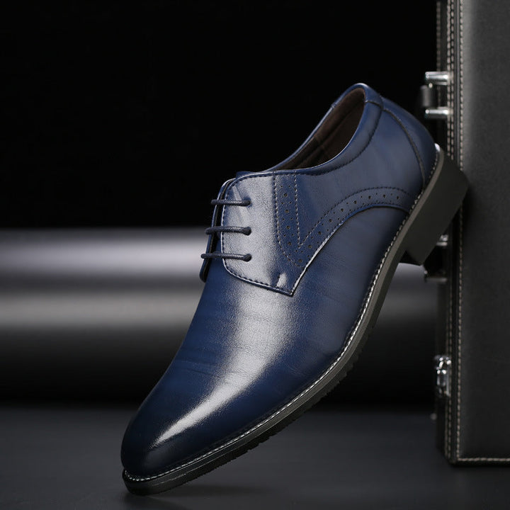 Heren Derby Nette Schoenen - Vetersluiting met Spitse Neus