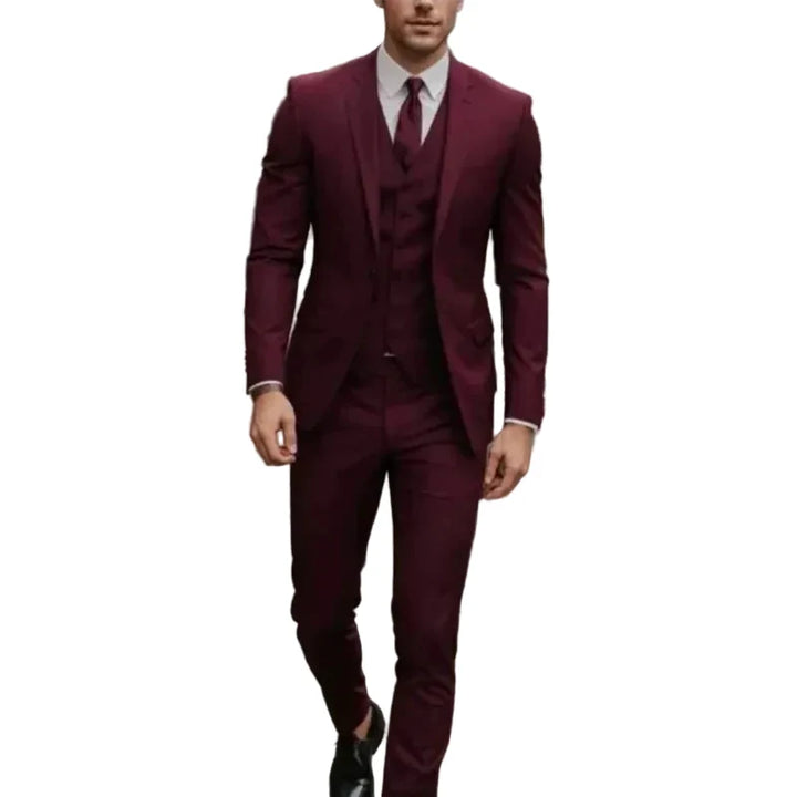 Heren Drieledig Pak - Enkelrijig Colbert, Gilet en Pantalon Set