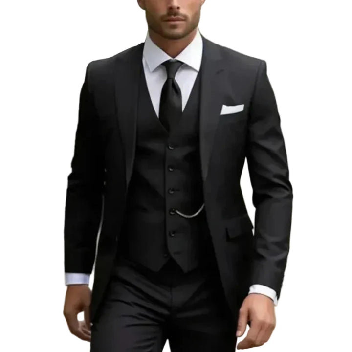 Heren Drieledig Pak - Enkelrijig Colbert, Gilet en Pantalon Set