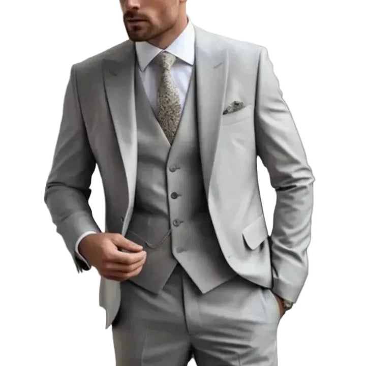 Heren Drieledig Pak - Enkelrijig Colbert, Gilet en Pantalon Set