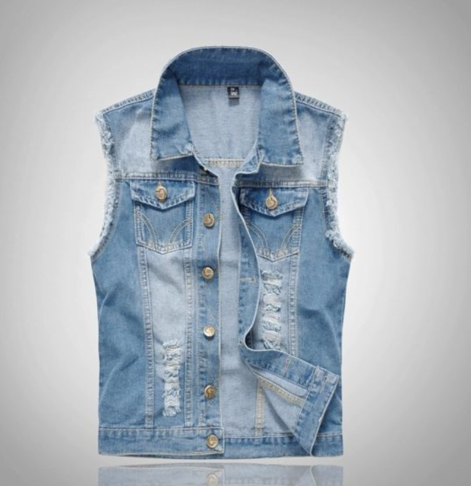 Heren Gilet - Mouwloos met Knoopsluiting aan de Voorkant