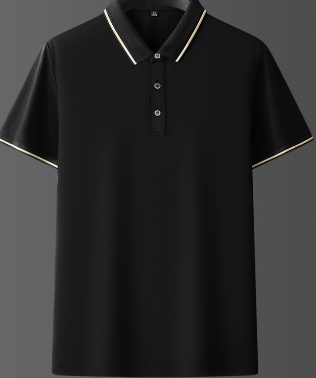 Heren Poloshirt met Korte Mouwen - Knoopsluiting