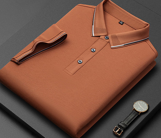 Heren Poloshirt met Korte Mouwen - Knoopsluiting