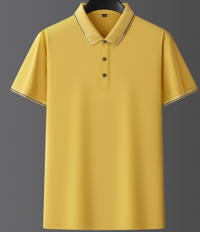 Heren Poloshirt met Korte Mouwen - Knoopsluiting