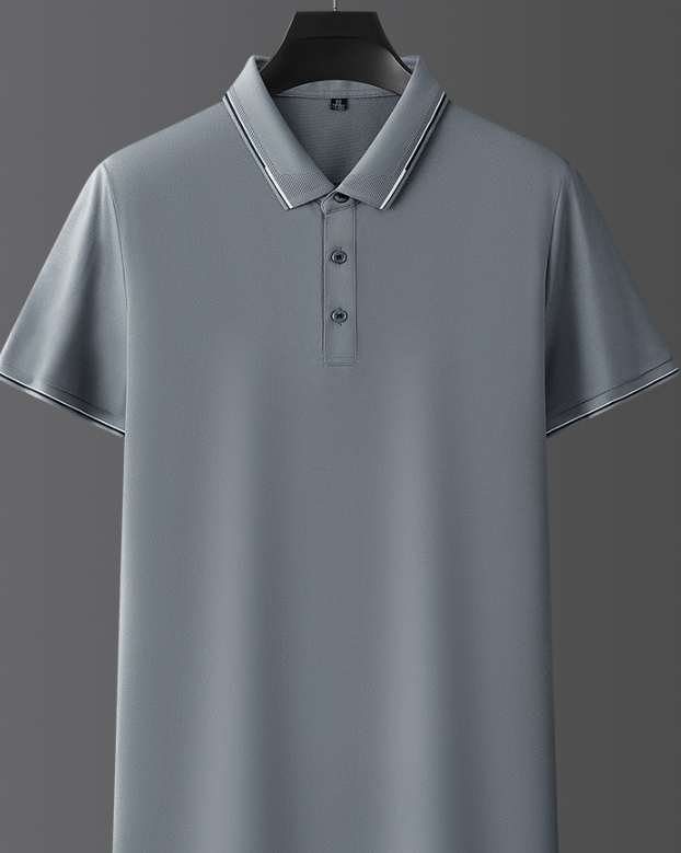 Heren Poloshirt met Korte Mouwen - Knoopsluiting