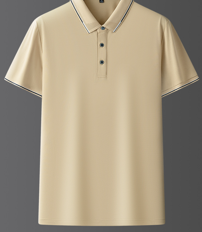 Heren Poloshirt met Korte Mouwen - Knoopsluiting