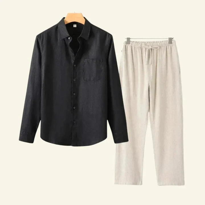 Heren Set Overhemd en Broek Casual Pasvormdc  