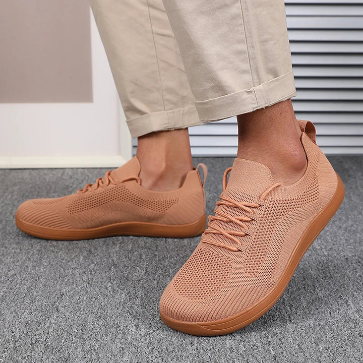 Heren Sneakers met Brede Neusruimte - Lage Sneakers met Vetersluiting