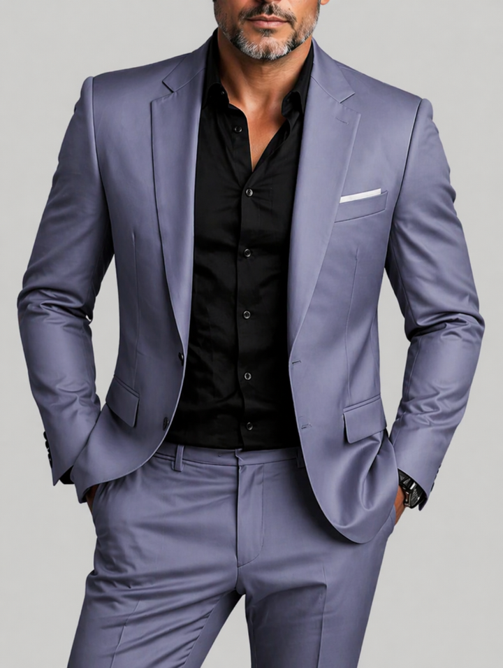 Heren Tweedelig Pak - Colbert met Revers en Pantalon Set