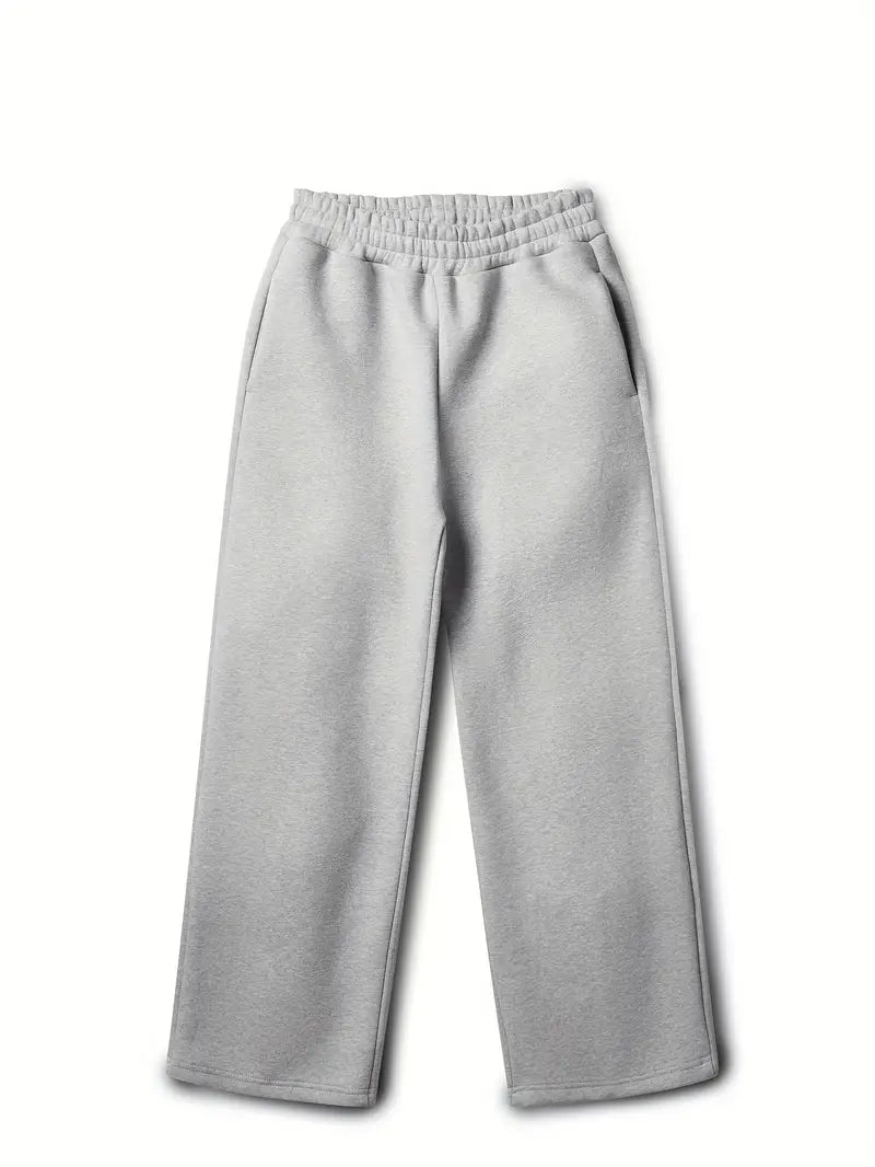 Heren Tweedelige Set - Hoodie en Joggingbroek met Wijde Pijpen
