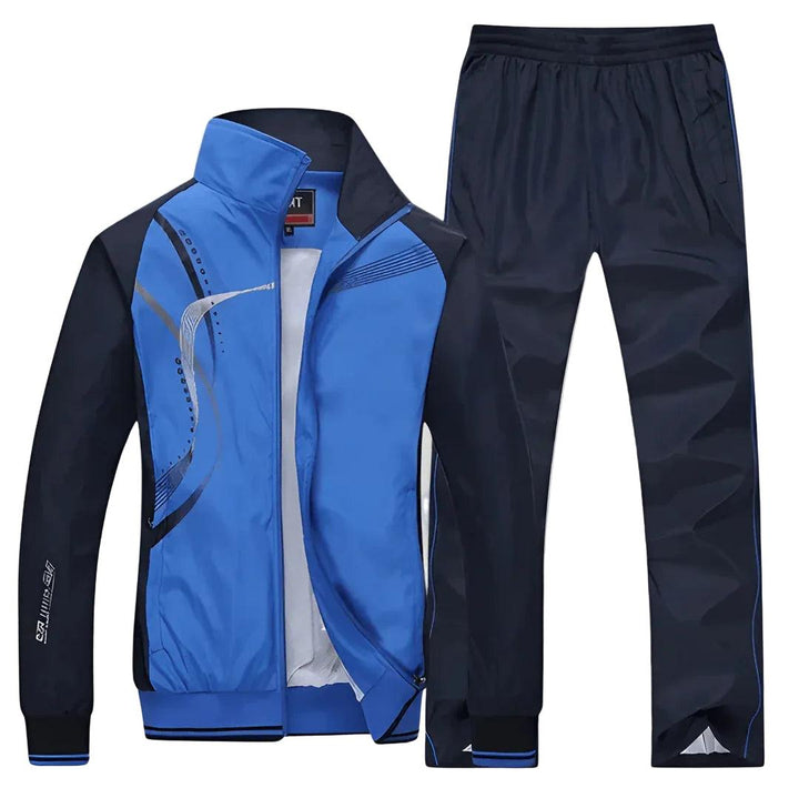 Heren Tweedelige Trainingspak Set - Jack met Ritssluiting en Trainingsbroek