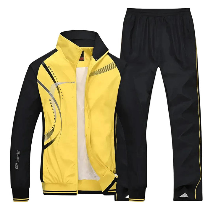 Heren Tweedelige Trainingspak Set - Jack met Ritssluiting en Trainingsbroek