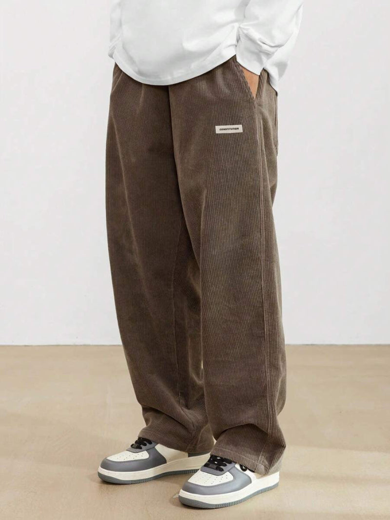 Heren Wijde Broek - Baggy Broek met Volledige Lengte