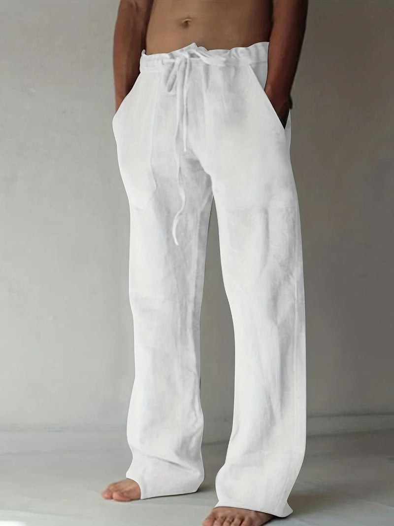 Heren Wijde Broek - Taille met Trekkoord