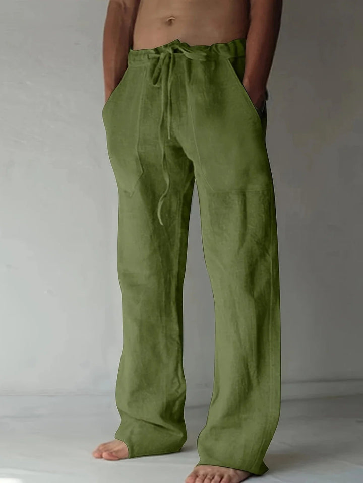 Heren Wijde Broek - Taille met Trekkoord