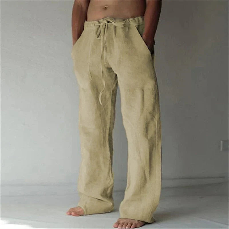 Heren Wijde Broek - Taille met Trekkoord