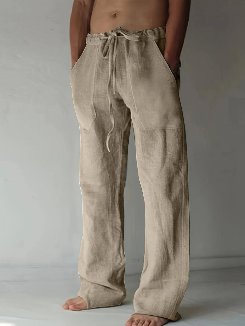 Heren Wijde Broek - Taille met Trekkoord