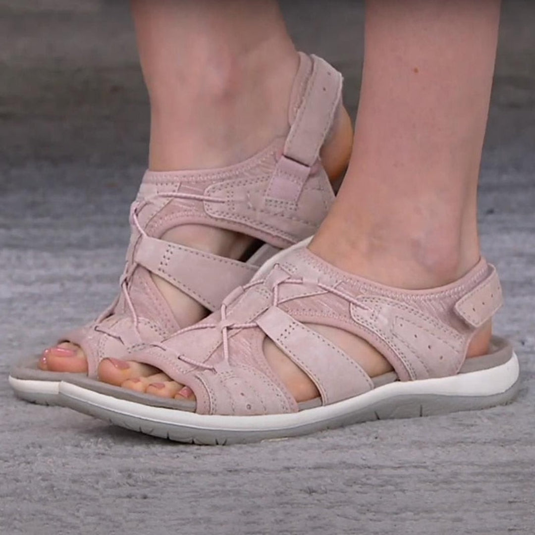 Open sandalen met verstelbare riempjes