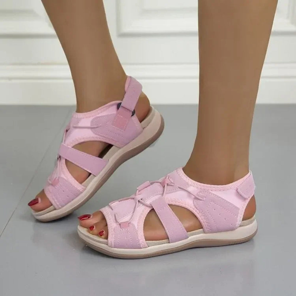 Open sandalen met verstelbare riempjes
