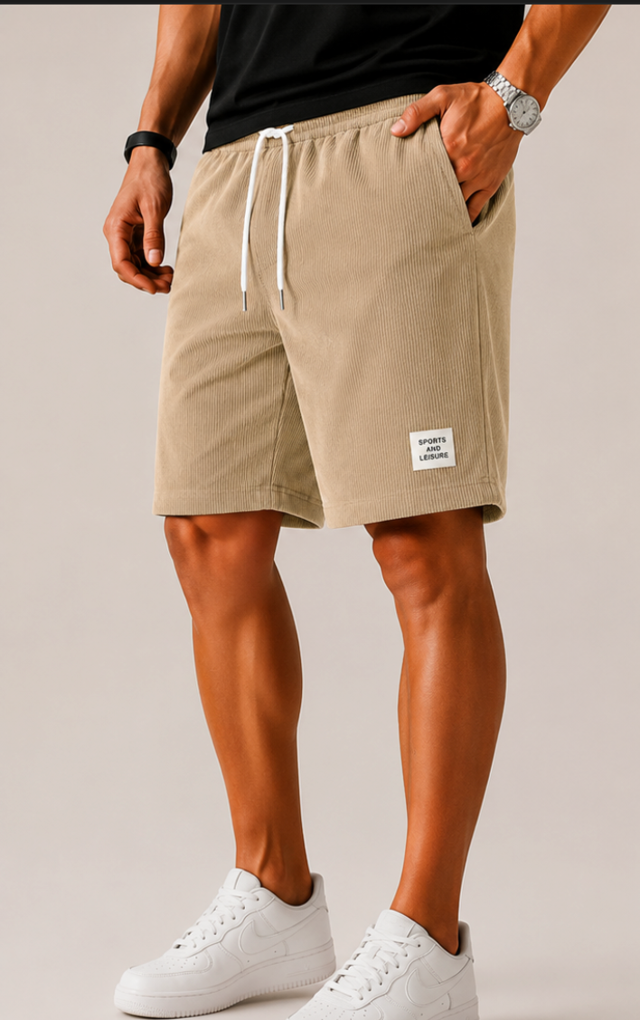 Pantaloncini Heren Geribde - Vita elastica