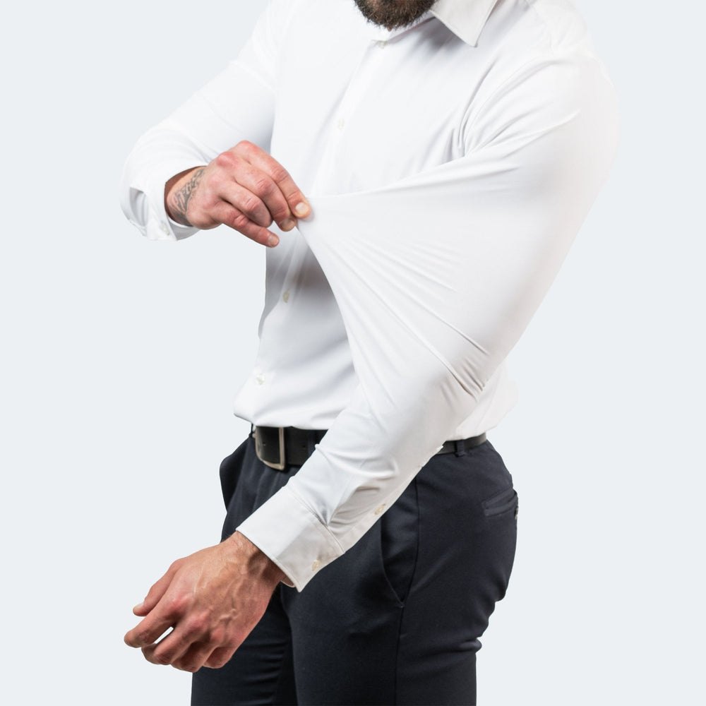 Slim fit overhemd met lange mouwen en knoopsluitingvr